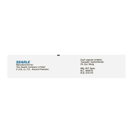 Searle Tramal Capsule, 50mg, 10-Pack - Image 3