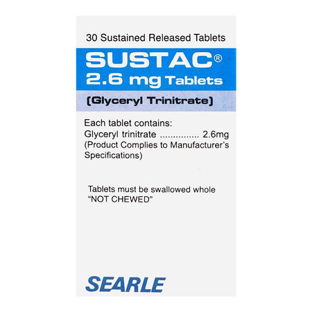 Searle Sustac Tablet, 2.6mg, 30-Pack - Image 2