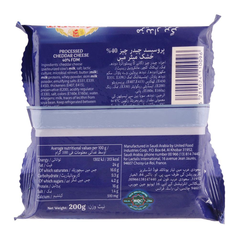 President Cheddar Cheese Burger Slices, 10-Pack - Image 2