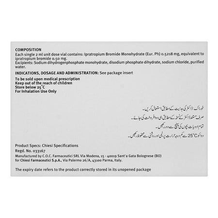 Chiesi Pharmaceuticals Clenil For Aerosol, 2ml - Image 2