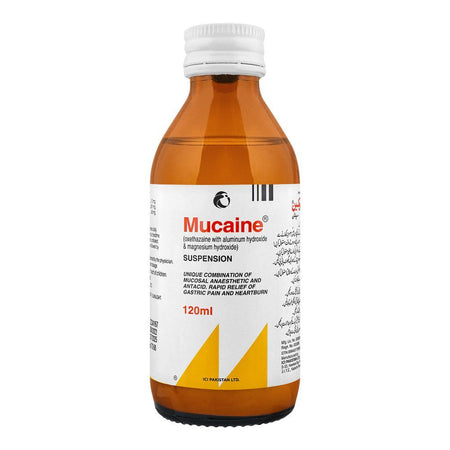 ICI Pharmaceuticals Mucaine Suspension, 120ml - Main Image