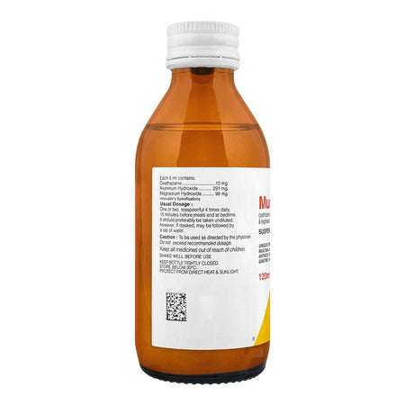 ICI Pharmaceuticals Mucaine Suspension, 120ml - Image 2