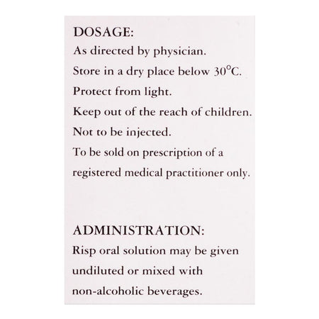 Adamjee Pharmaceuticals Risp Oral Solution, 30ml - Image 3