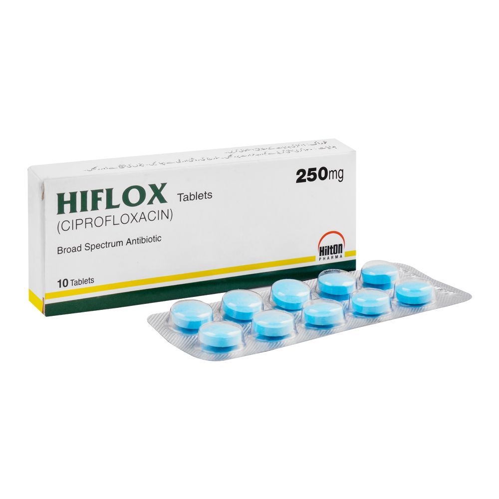 Hilton Pharma Hiflox Tablet, 250mg, 10-Pack - Main Image