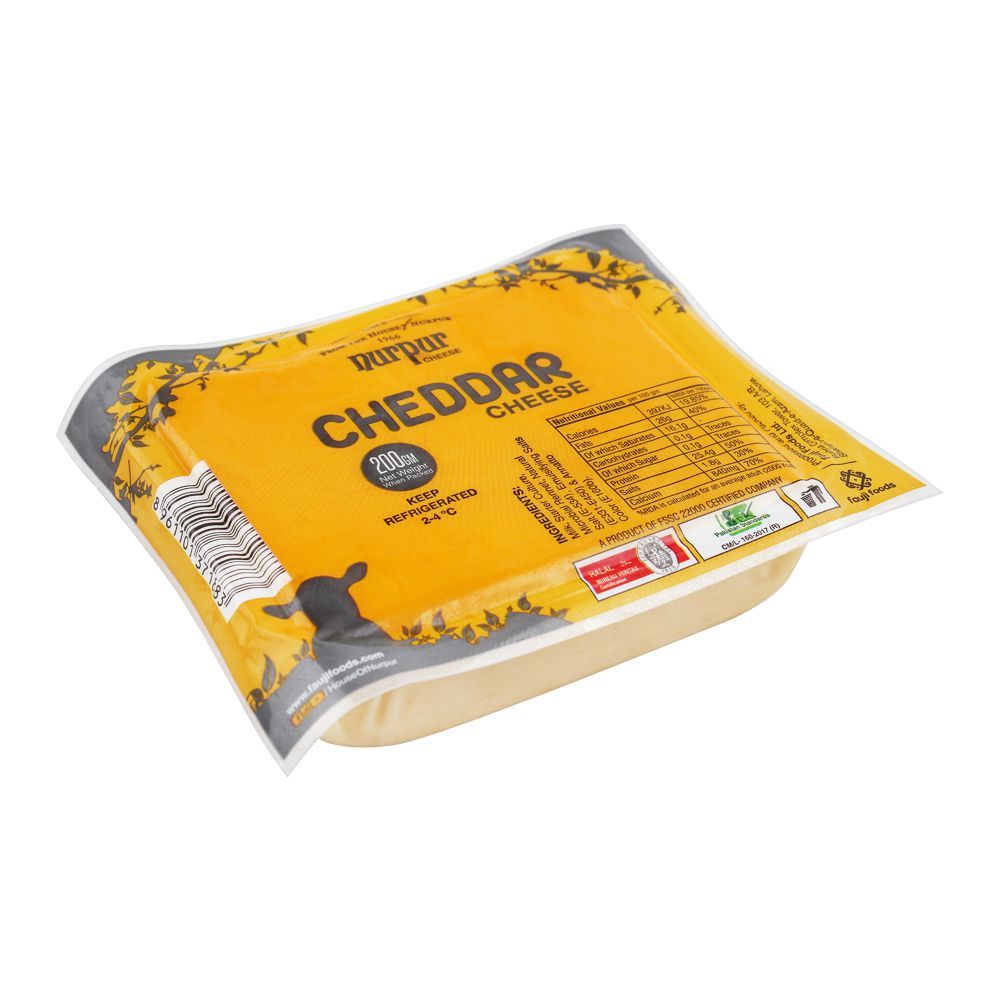 Nurpur Cheddar Cheese, 200g - Image 2