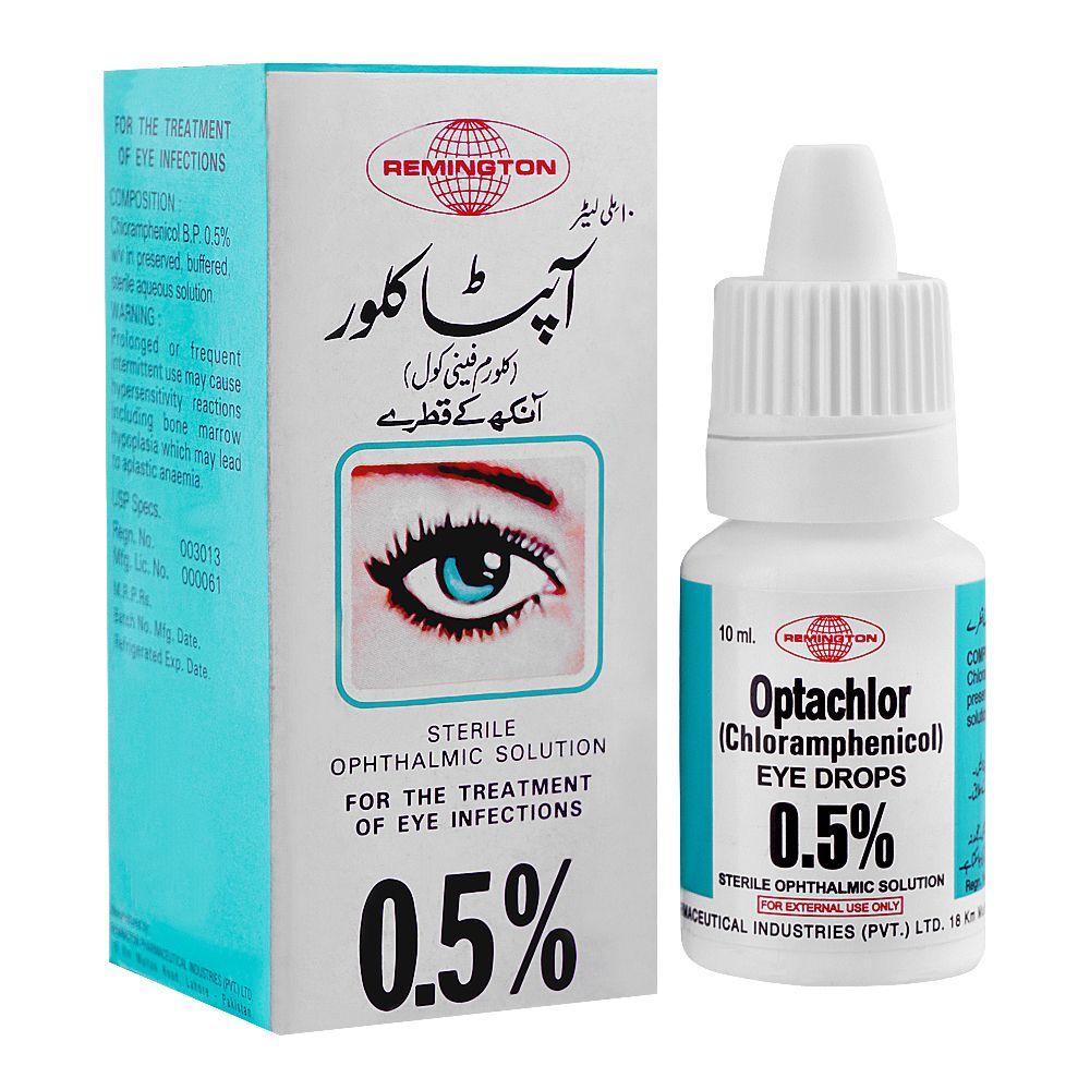 Remington Pharmaceuticals Optachlor 0.5% Eye Drop, 10ml - Main Image