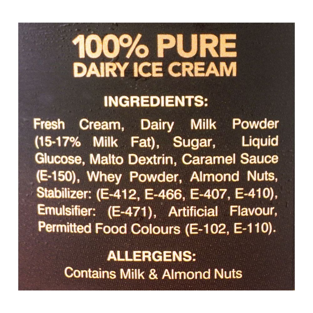 Hico Indulge Caramel Almond Crunch Ice Cream Family Pack, 500ml - Image 6