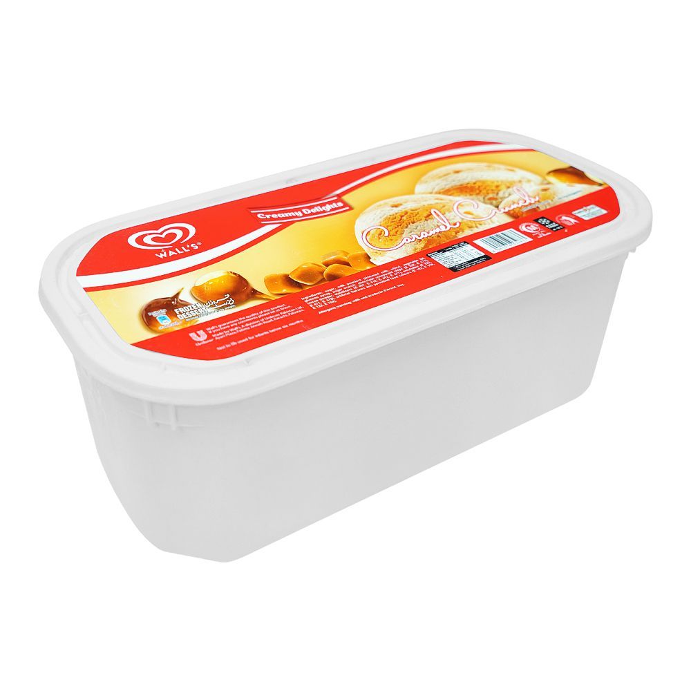 Wall's Caramel Crunch Frozen Dessert, Ice Cream, 4.5 Liters - Main Image