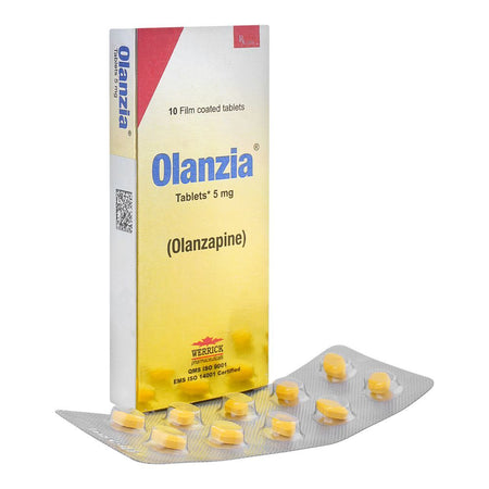 Werrick Pharmaceuticals Olanzia Tablet, 5mg, 10-Pack - Main Image