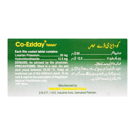 Werrick Pharmaceuticals Co-Eziday Tablet, 50mg, 1-Strip - Image 2