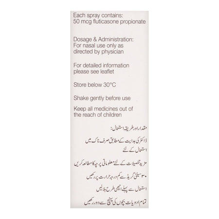 GSK Flixonase Aqueous Nasal Spray, 120 Metered Sprays - Image 3
