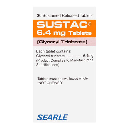 Searle Sustac Tablet, 6.4mg, 30-Pack - Image 2
