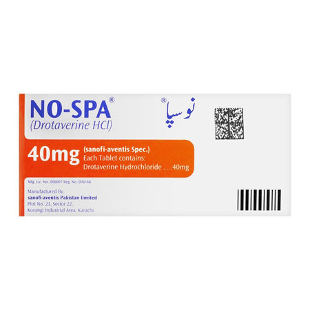 No-Spa Tablet, 40mg, 24-Pack - Image 2