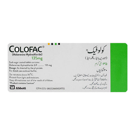 Colofac 135mg, Strip (10 Tablets) - Image 3