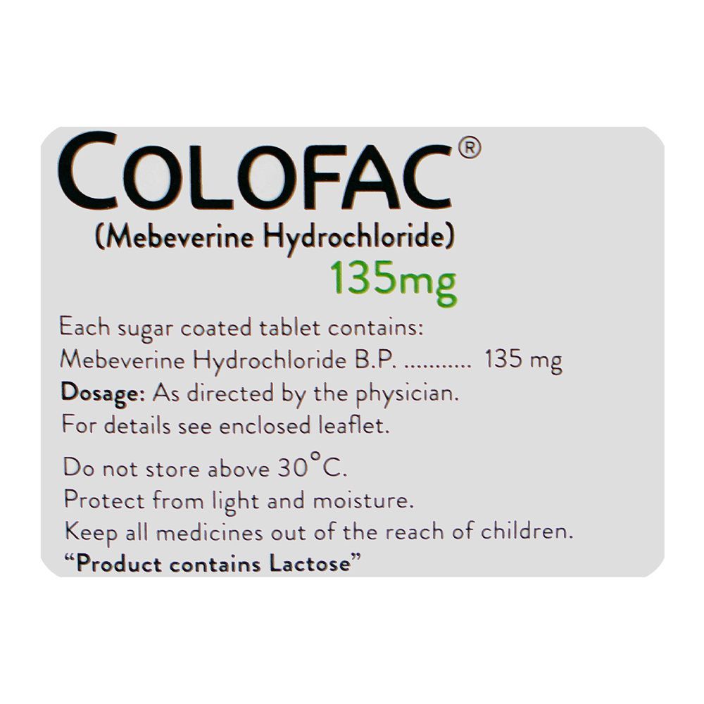 Colofac 135mg, Strip (10 Tablets) - Image 5