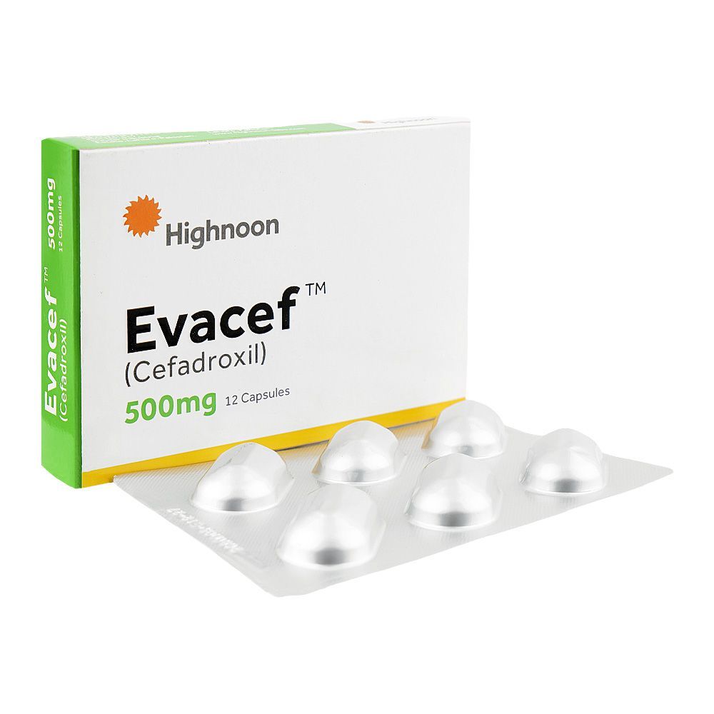 Highnoon Evacef Capsule, 500mg, 12-Pack - Main Image