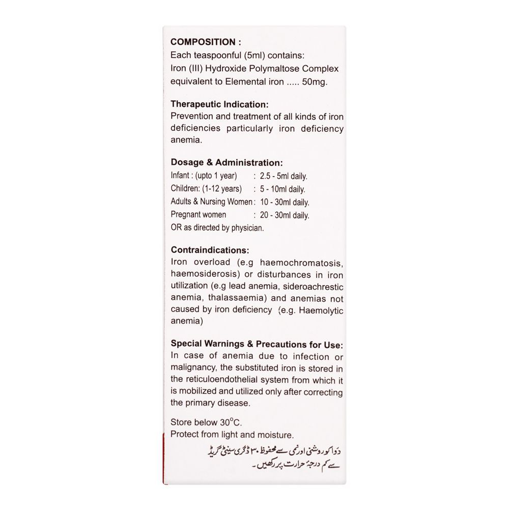 Barrett Hodgson Polyfer Syrup, 60ml - Image 2