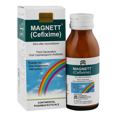 Continental Pharmaceuticals Magnett Oral Suspension, 100mg/5ml, 30ml - Main Image