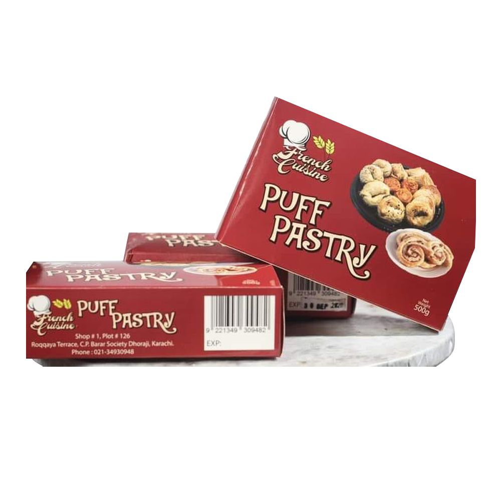 French Cuisine Puff Pastry, Frozen, 500g - Image 2
