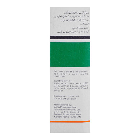 Zafa Pharmaceuticals Xynosine Nasal Spray, 15ml - Image 3