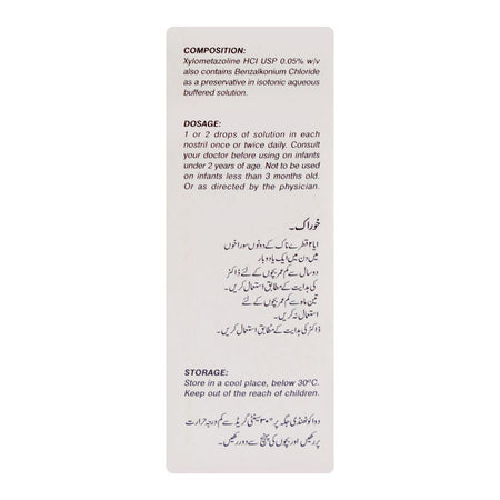 Zafa Pharmaceuticals Xynosine Child Formula Drops, 15ml - Image 2