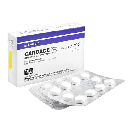 Zafa Pharmaceuticals Cardace Tablet, 10mg, 20-Pack - Main Image