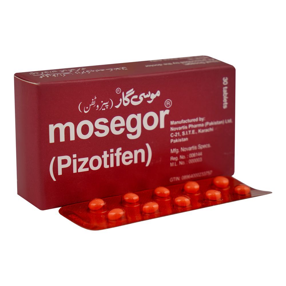 Novartis Pharmaceuticals Mosegor Tablet, 1-Strip - Main Image