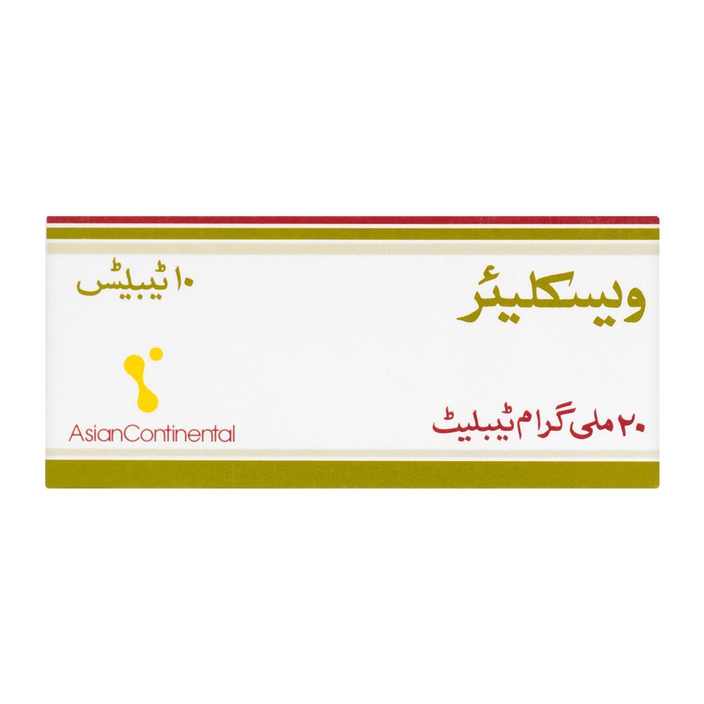 AsianContinental Vasclear Tablet, 20mg, 10-Pack - Image 2