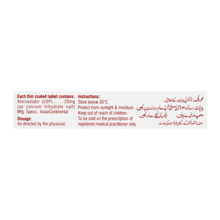 AsianContinental Vasclear Tablet, 20mg, 10-Pack - Image 3