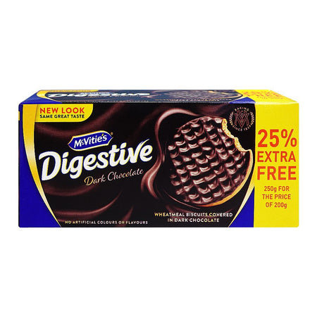 Mcvities Digestive Dark Chocolate Wheatmeal Biscuits, 250g - Image 2
