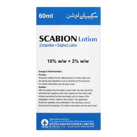 ATCO Laboratories Scabion Lotion, For External Use Only, 60ml - Image 2