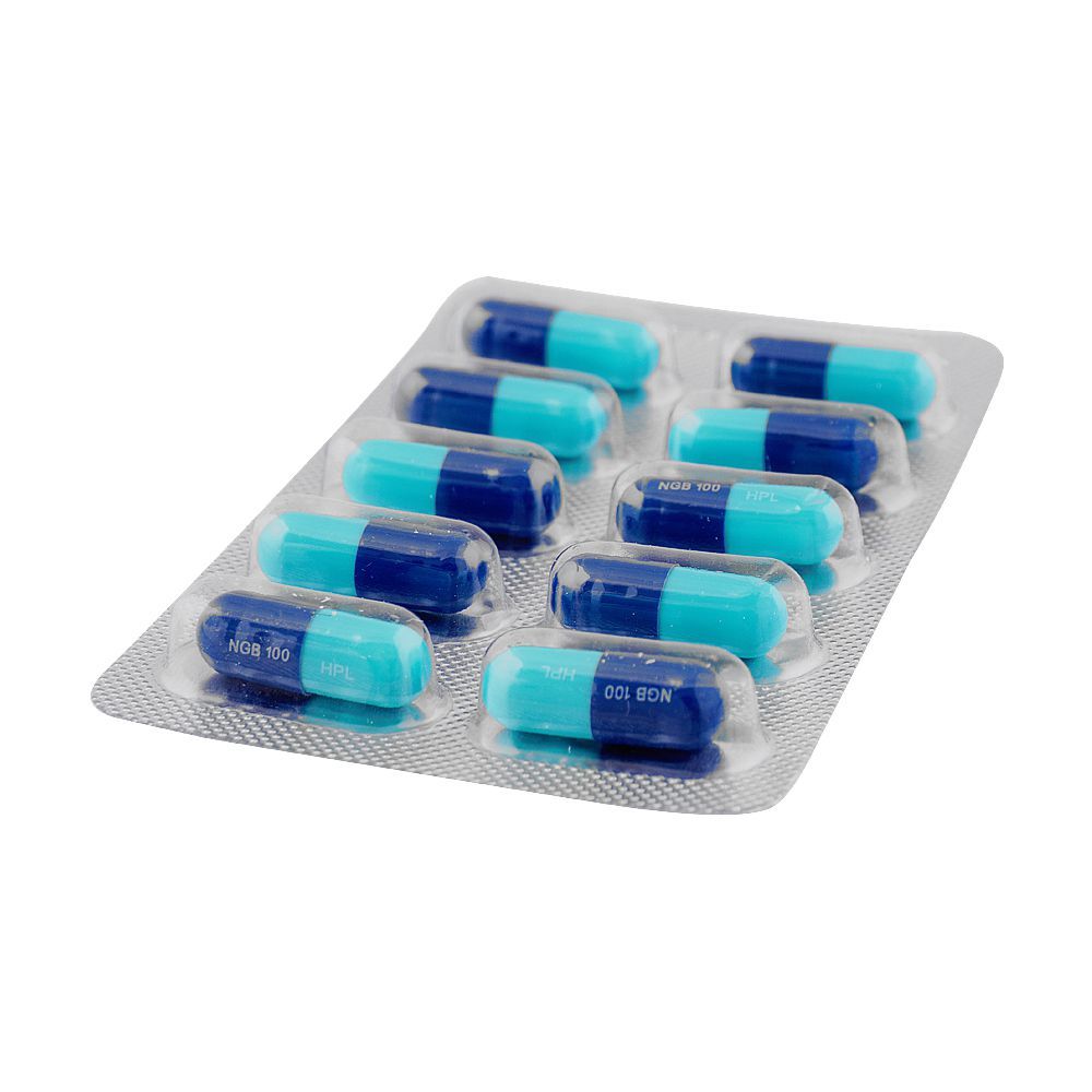Hilton Pharma Neogab Capsule, 100mg, 1-Strip - Main Image