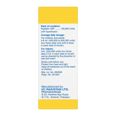 ICI Pharmaceuticals Nilstat Oral Drops, 50ml - Image 4