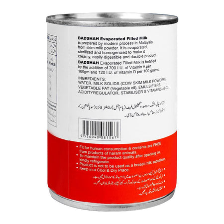 Badshah Evaporated Milk, 390g - Image 2