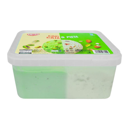 Walls King Kulfa and Pista Tub, Frozen Dessert, 1400ml - Image 2