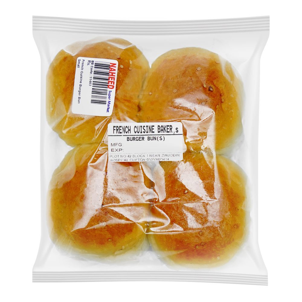 French Cuisine Burger Bun, Small, 4-Pack - Main Image