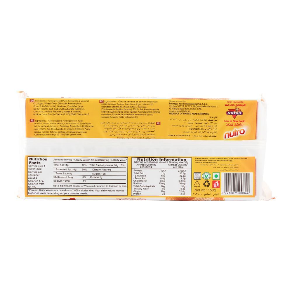 Nutro Orange Wafer 150gm - Image 2