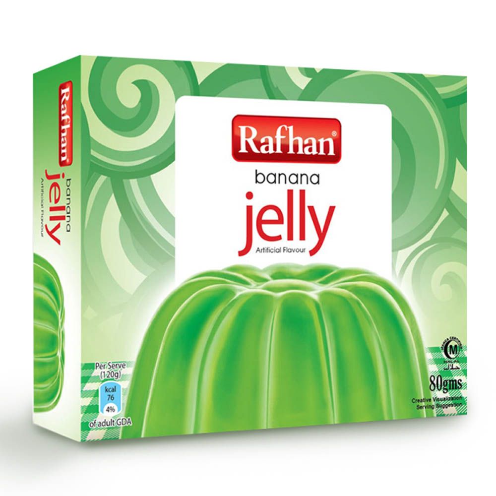 Rafhan Banana Jelly Powder 80g - Main Image