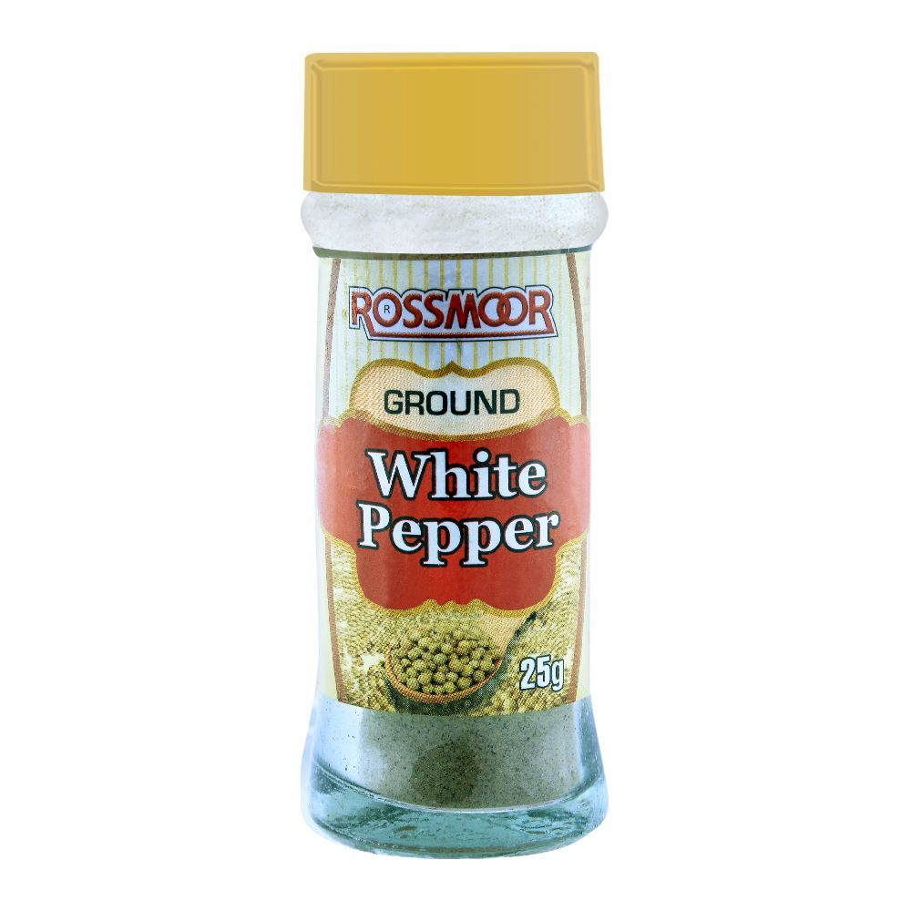 Rossmorr Ground White Pepper, Bottle, 28g - Main Image