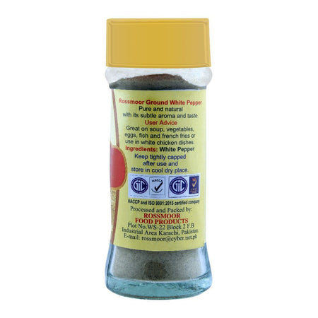 Rossmorr Ground White Pepper, Bottle, 28g - Image 2