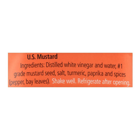 American Garden U.S. Mustard, Pump, 8oz/227g - Image 5