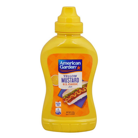 American Garden U.S. Mustard, Pump, 8oz/227g - Image 2