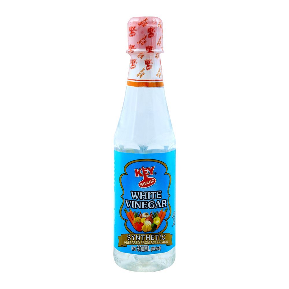 Key Brand White Vinegar, Synthetic, 300ml - Main Image