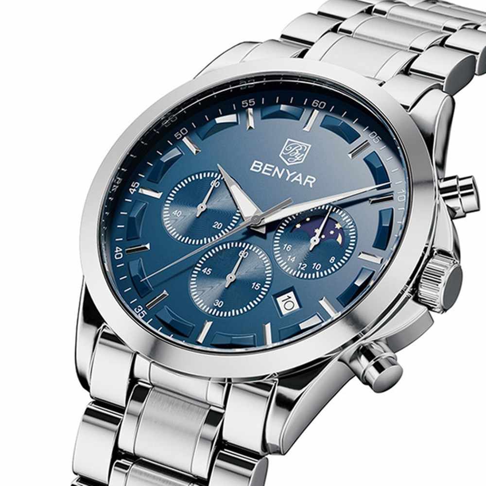 Benyar BY-5160 Moonphase Chronograph Watch main image
