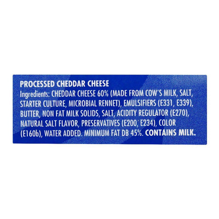Kraft Processed Cheddar Cheese, 250g - Image 4