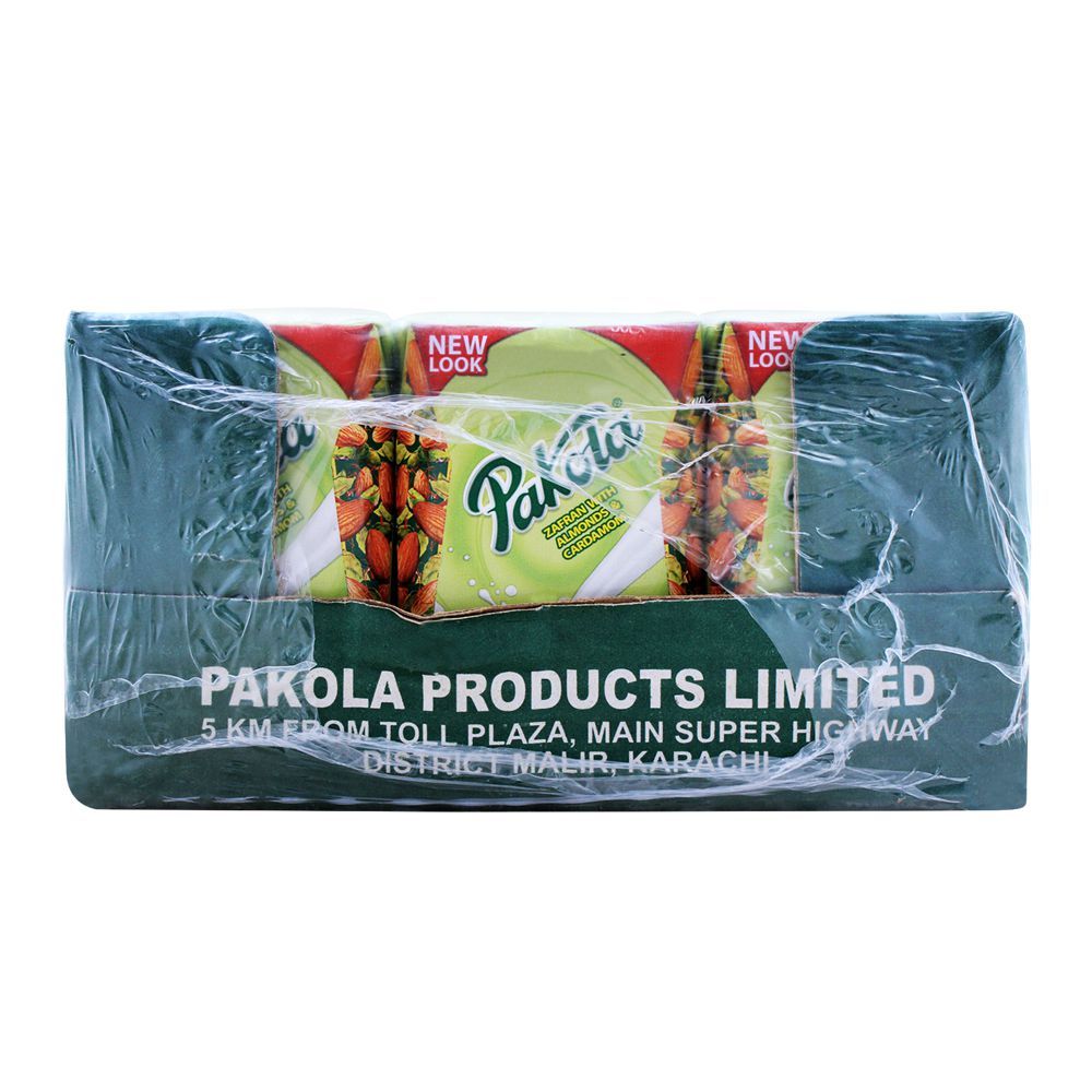 Pakola Zafran Almond & Cardamom Flavoured Milk, 250ml, 12 Pieces - Main Image