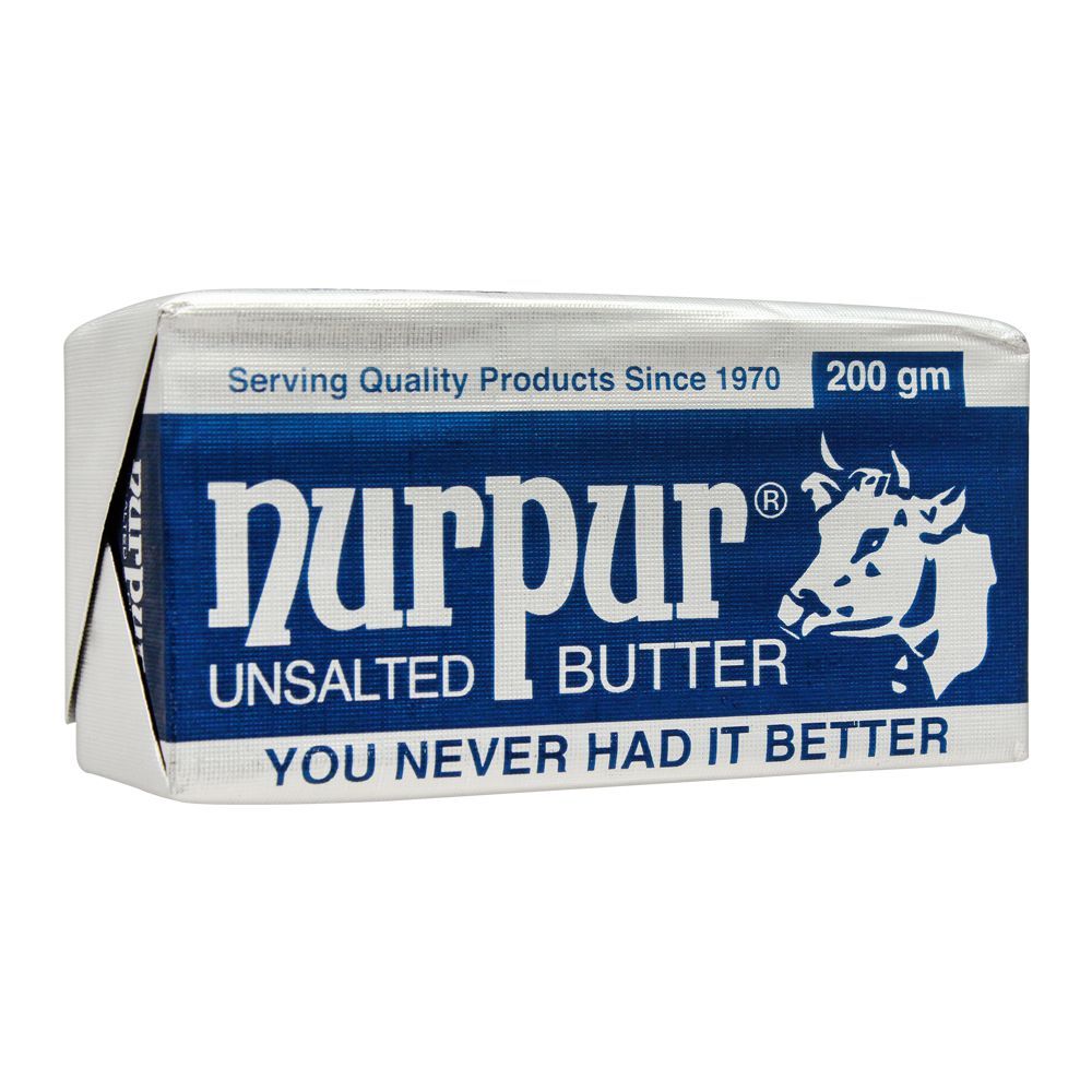 Nurpur Butter, Unsalted, 200g - Main Image
