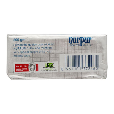 Nurpur Butter, Unsalted, 200g - Image 2