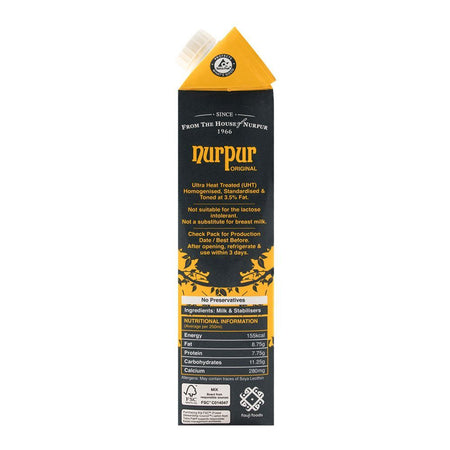 Nurpur Full Cream Milk 1 Litre - Image 2