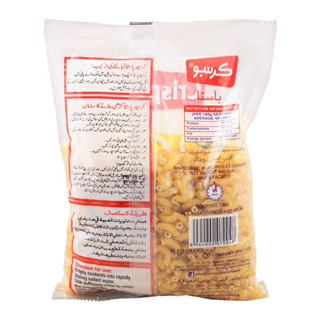 Crispo Pasta Elbow Macaroni, 400g - Image 2